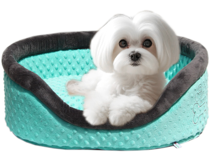 Levně Pelíšek potah lehátko kotec spaní pro psa maltézského