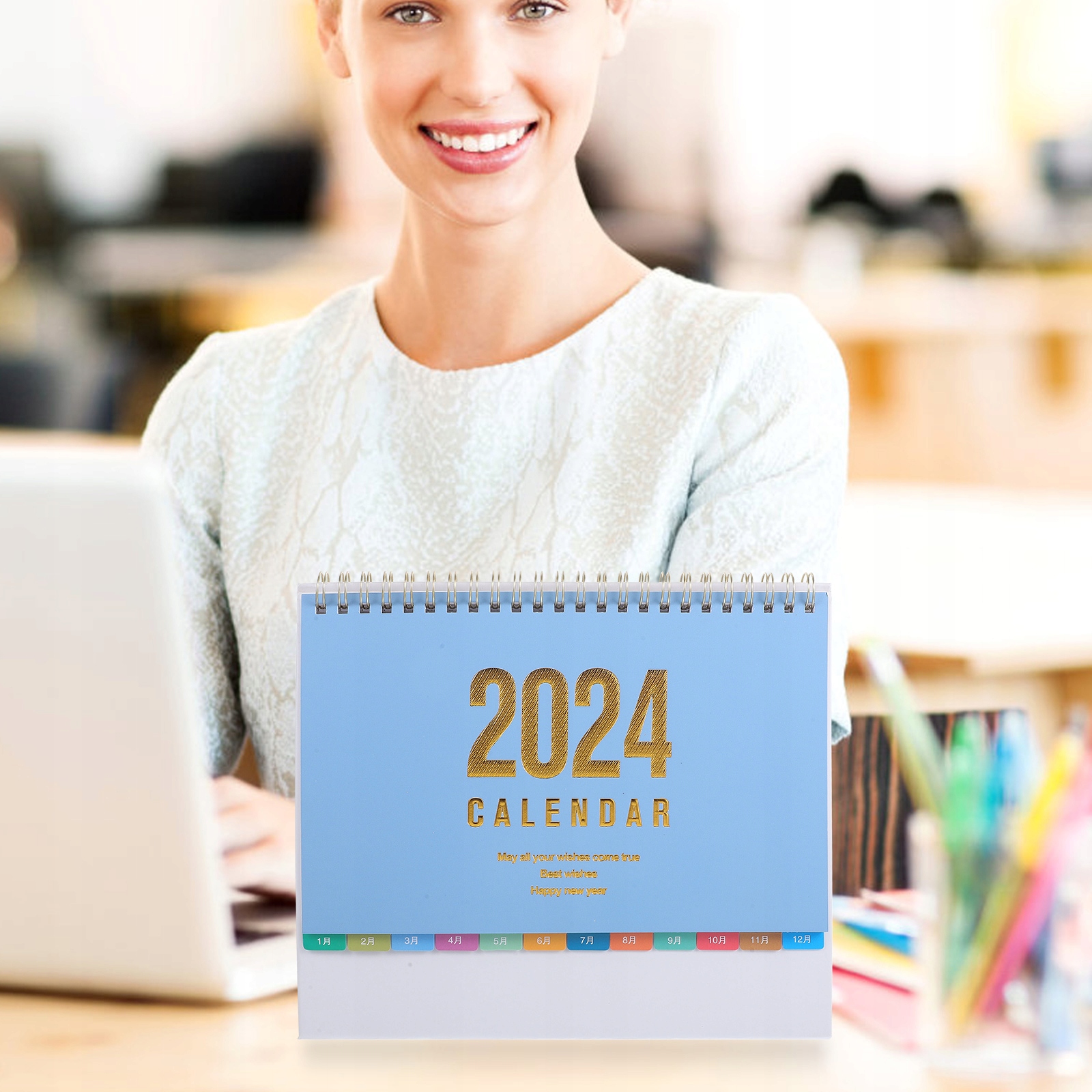 PLANER PROSTY KALENDARZ WYSTRÓJ BIURA Rozmiar inny