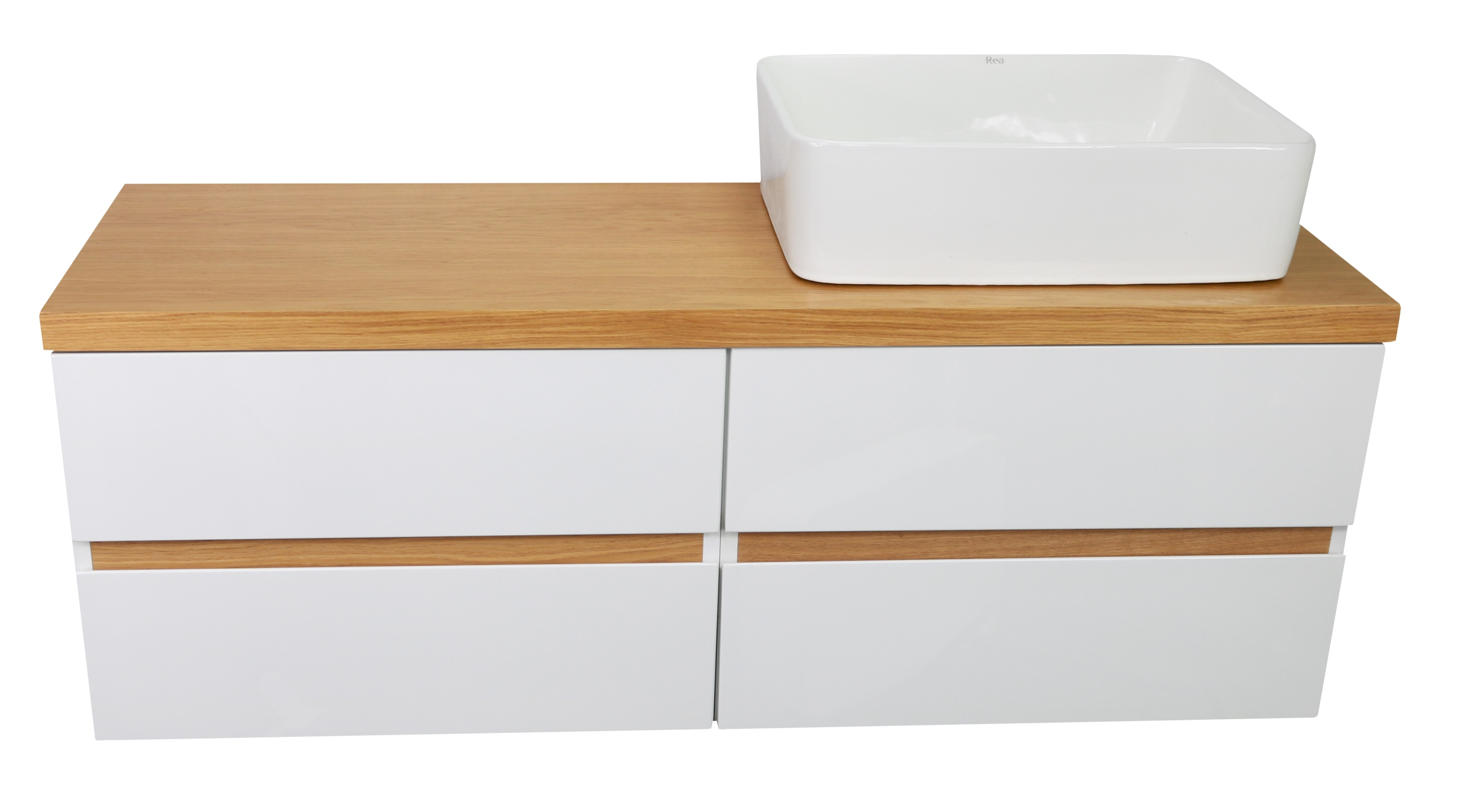 

Zestaw Łazienkowy Mdf Z Drewnianym Blatem! 160CM
