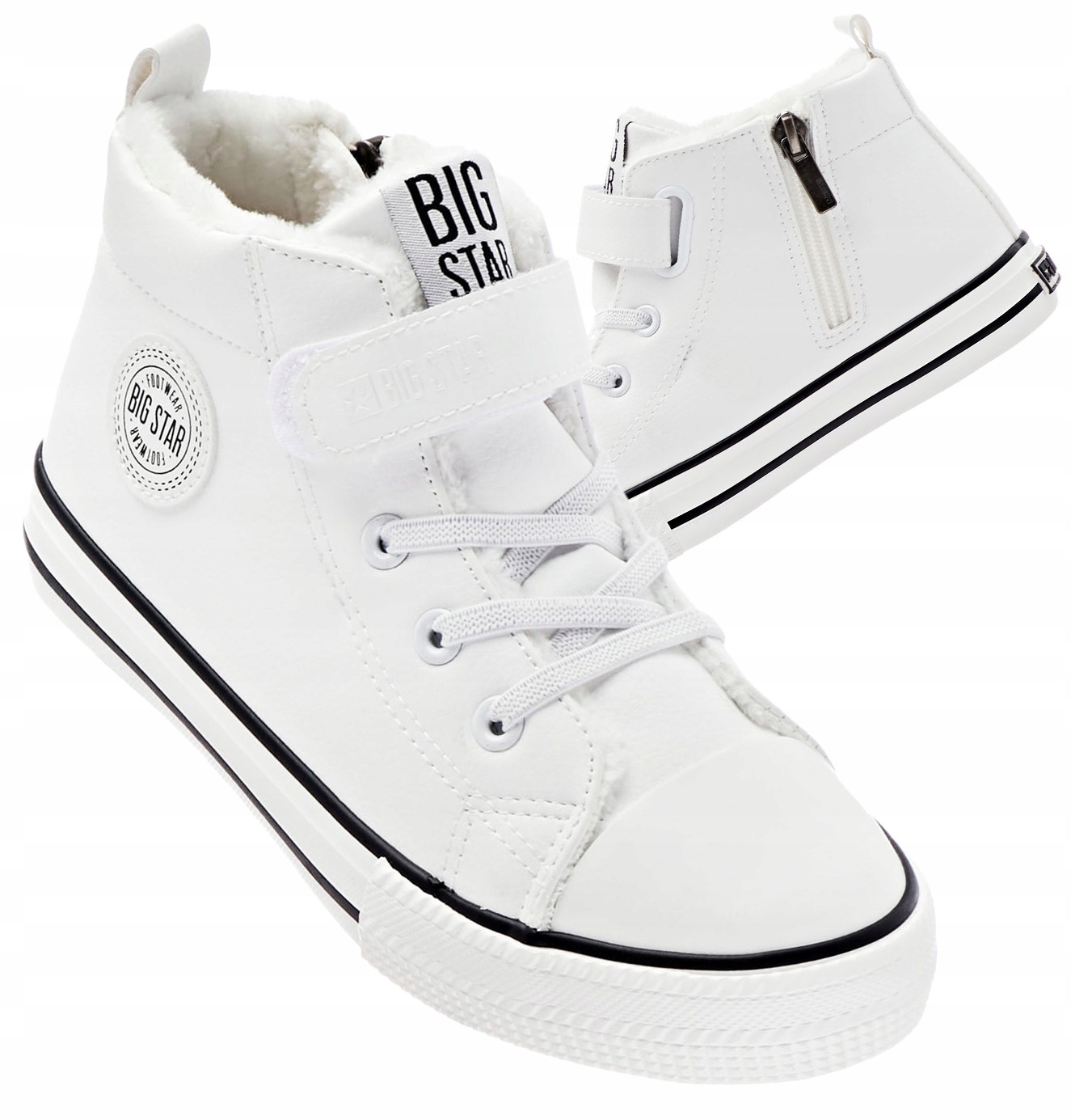 КРОССОВКИ на липучке ЗИМНИЕ BIG STAR GG374033 33