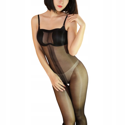 

Bodystocking z otwartym kroczem .