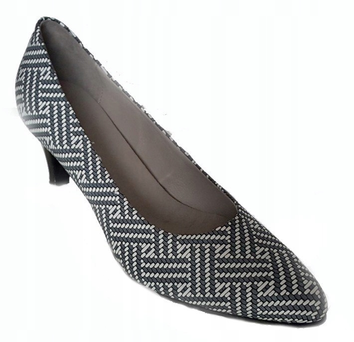 

Skórzane czółenko szpilki Tęgość H 9506/6096 42