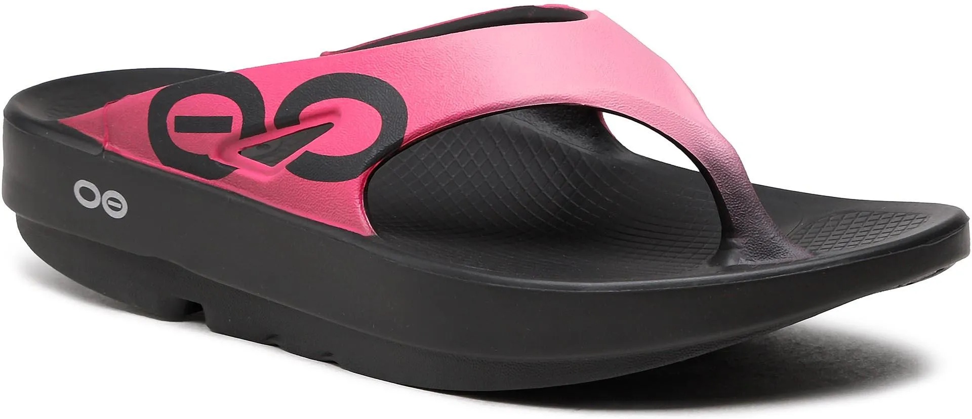 Oofos Klapki regeneracyjne OOriginal Sport Black Pink 37 %%%