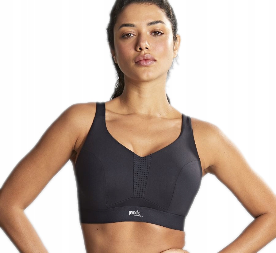 Biustonosz Panache Sport Ultra Perform Rozmiar 38E/85F Czerń