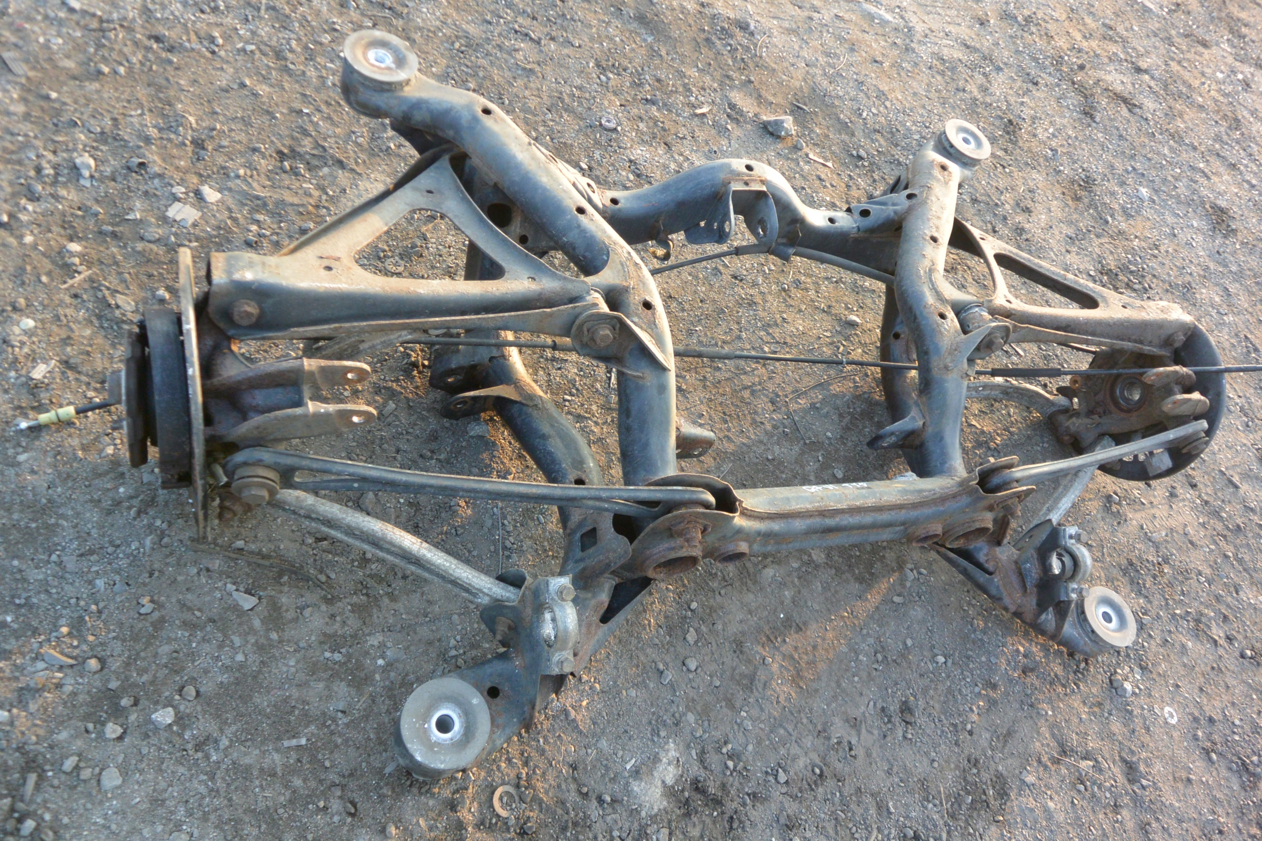 subframe axle beam arm swing rear part AUDI Q7 4L