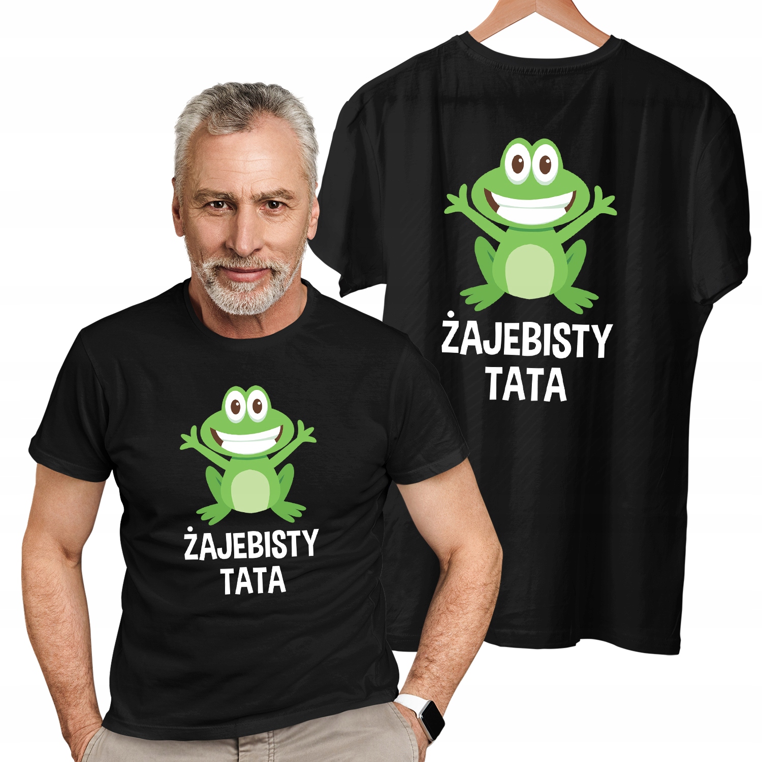 

Koszulka Prezent Dzień Ojca Taty Żajebisty Tata