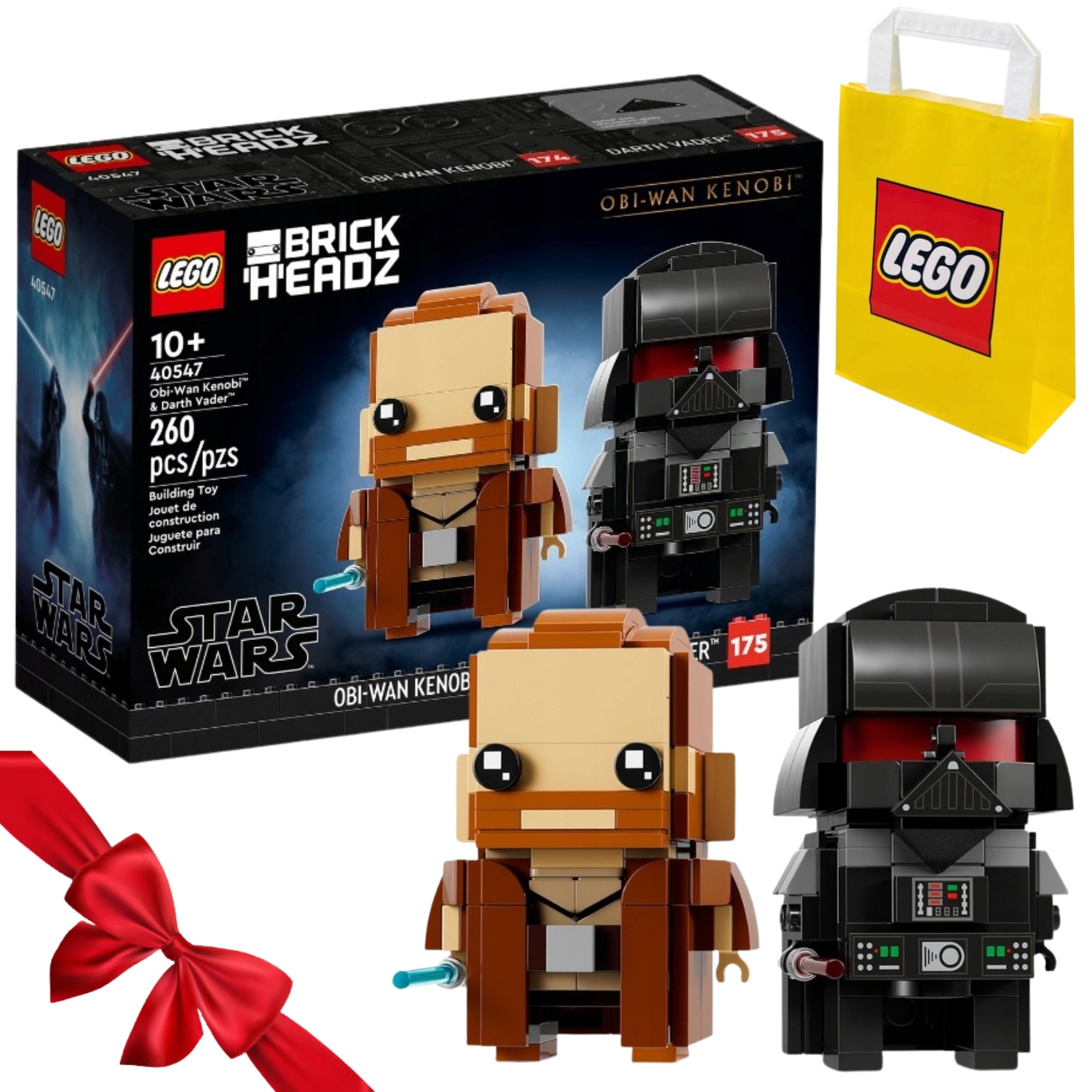 Zestaw Klocków Lego Brickheadz 40547 Obi-wan Kenobi I Darth Vader