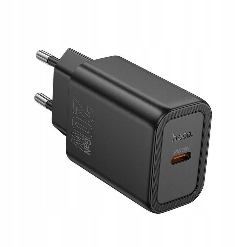 Ładowarka sieciowa do telefonu Hoco Usb C Qc Pd 20W N60 czarna