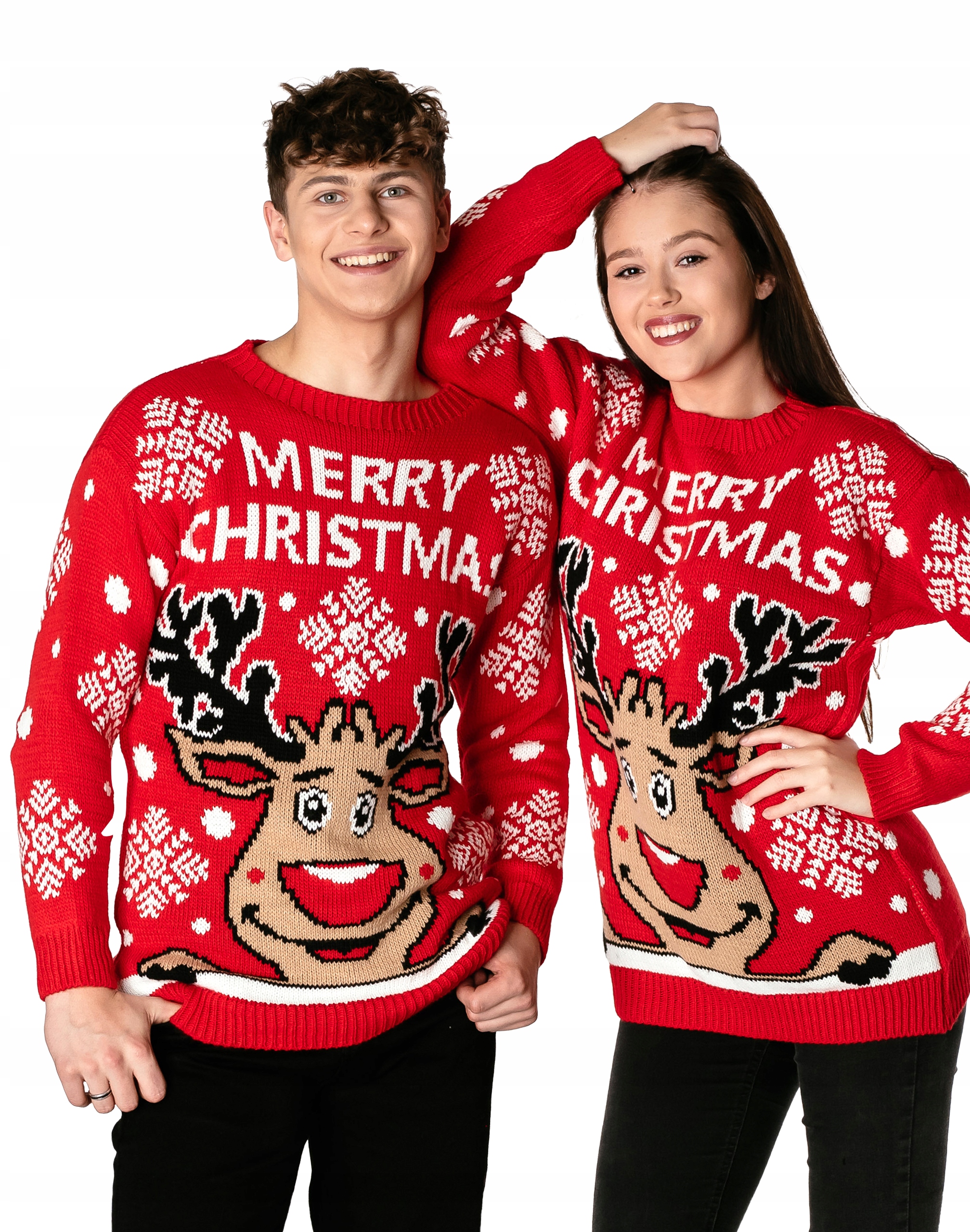 2 Vánoční svetry Svetr Vánoce pro páry Rodinu Dámský Pánský 956/01
