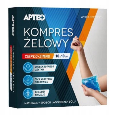 

Apteo Kompres żelowy 10 cm x 10 cm Ciepło/zimno