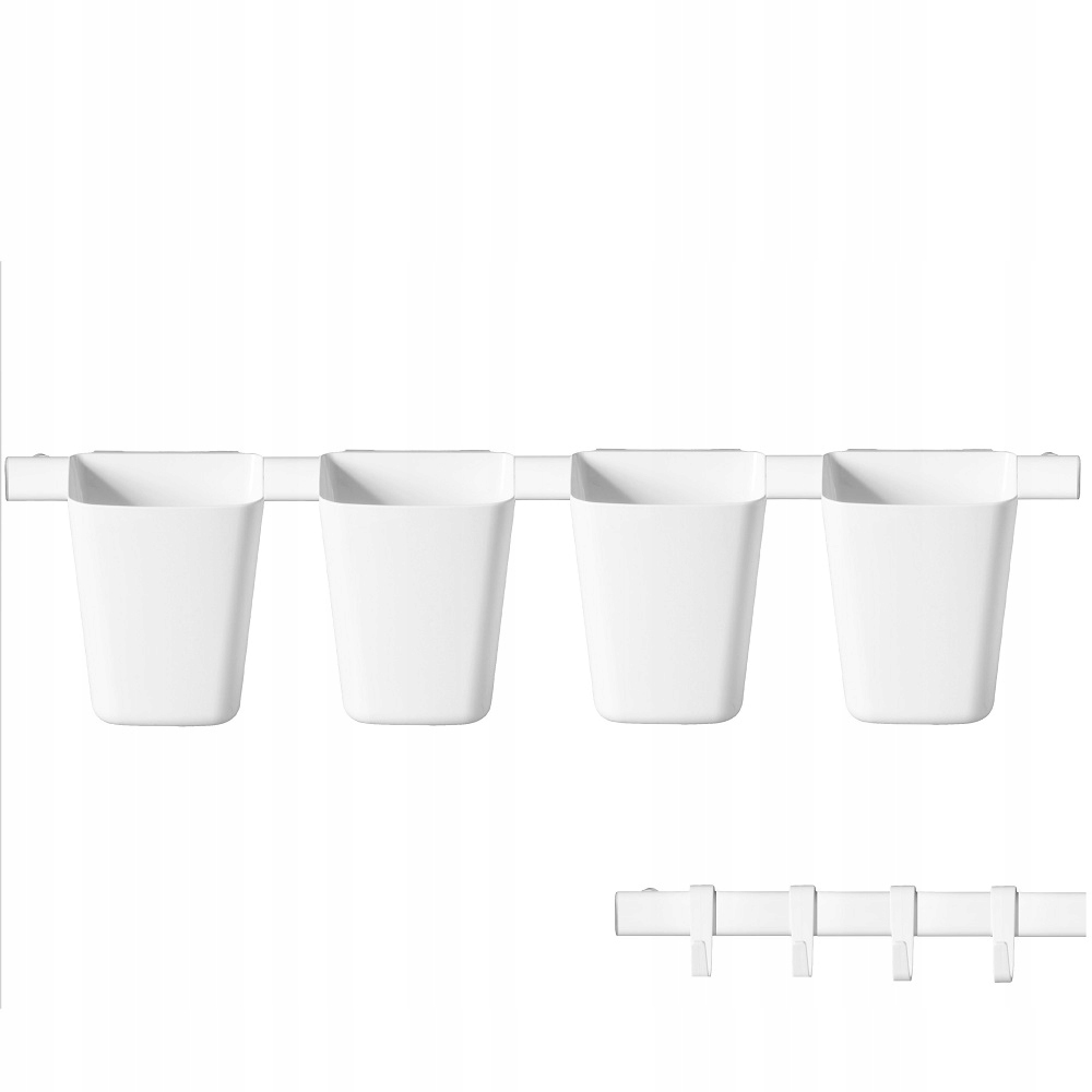 

Reling Kuchenny Ikea Szyna + 4 Pojemniki Sunnersta