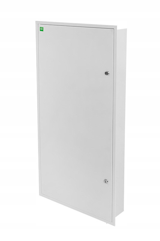 Rozdzielnica podtynkowa metalowa z zamkiem Kraft 7x24 Pe+n IP30