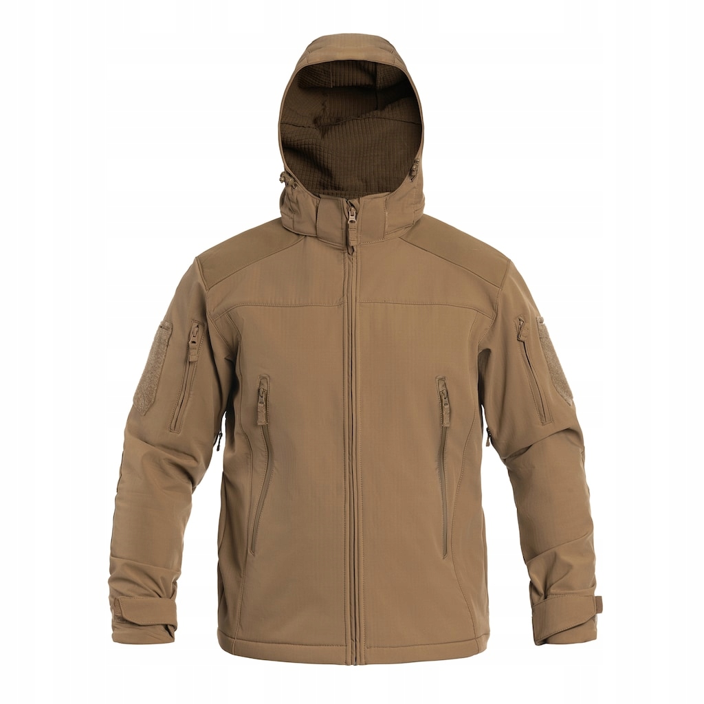Pánská s kapucí s kapucí A10 Equipment Softshell V2 Fighter Tan XXL