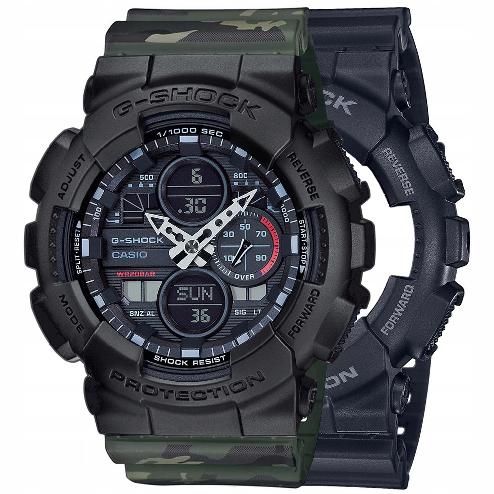 Hodinky Casio G-Shock Set GA-140-1A1ER Bezel 10358741 Řemínek 10561429