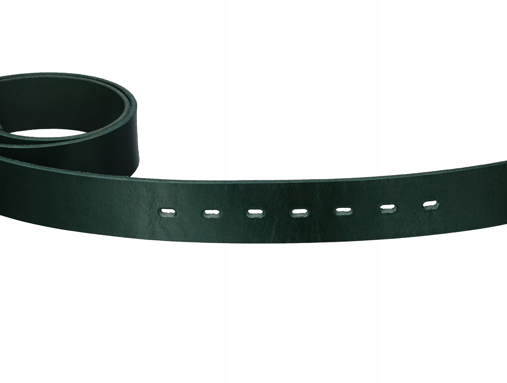 SKÓRZANY PASEK MYŚLIWEGO BLAKARDO 4CM ZIELEŃ JELEŃ Materiał dominujący skóra naturalna licowa