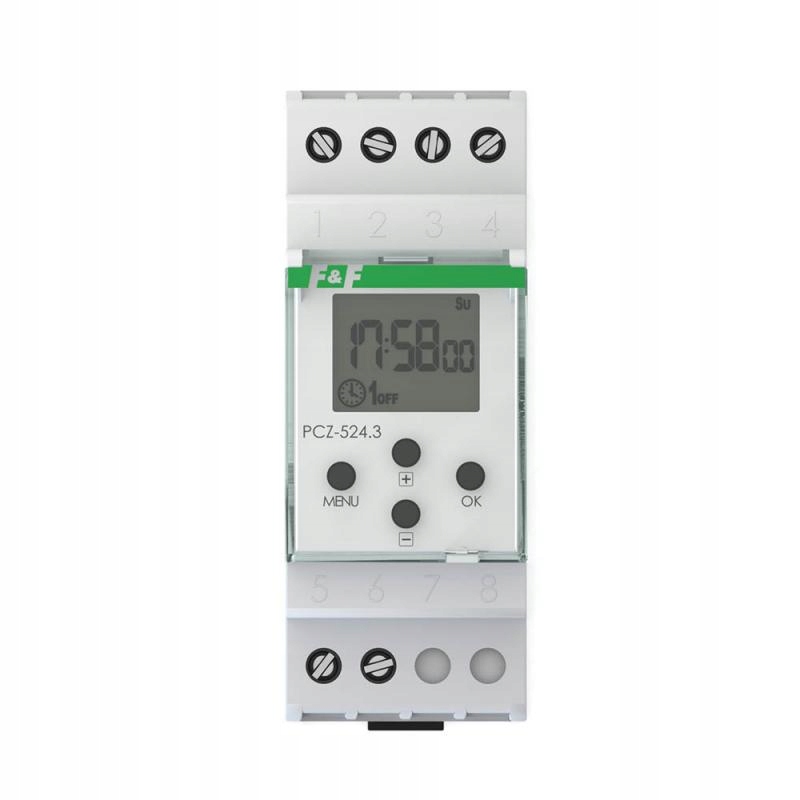 

Zegar astronomiczny 1-kanałowy F&f PCZ-524.3