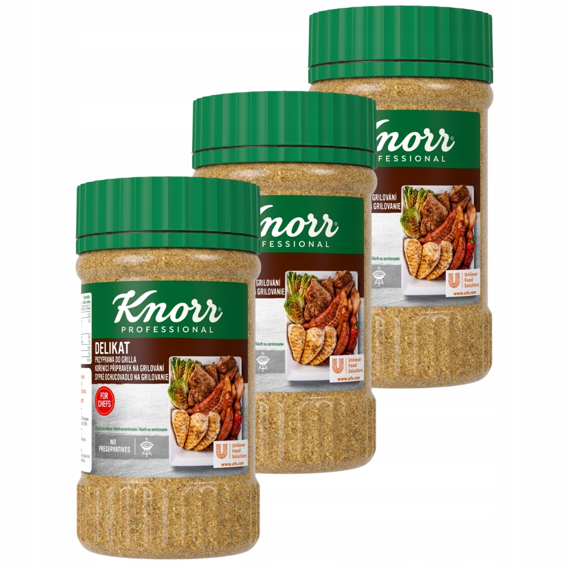 Knorr Professional Delikat Przyprawa do grilla 3x500g