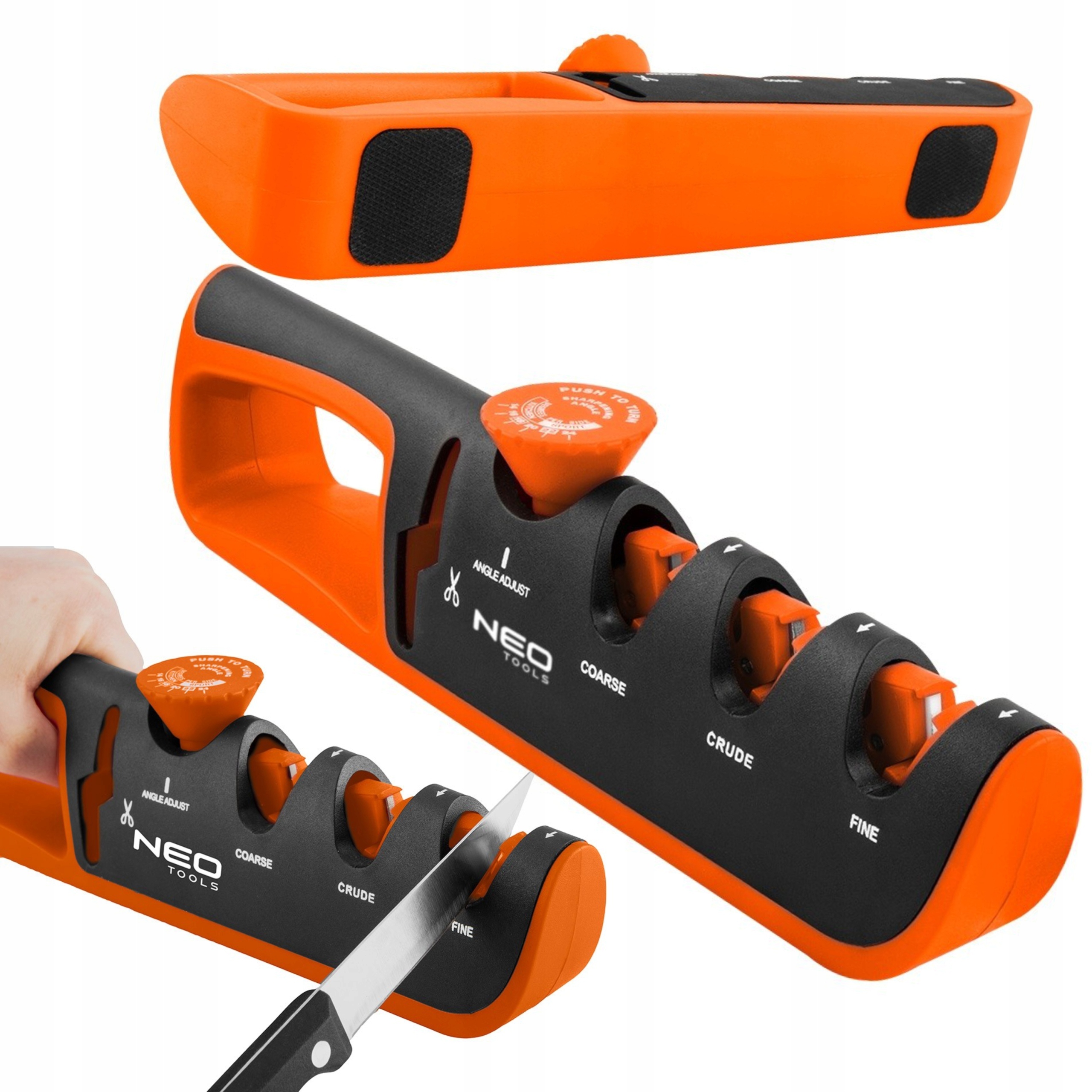 NEO TOOLS OSTRZAŁKA DO NOŻY I NOŻYCZEK Z REGULACJĄ KĄTA OSTRZENIA 56-050