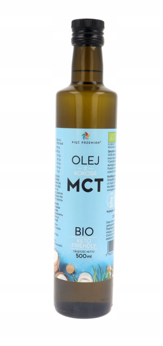 Pięć Przemian Mct olej z kokosu Bio 500 ml