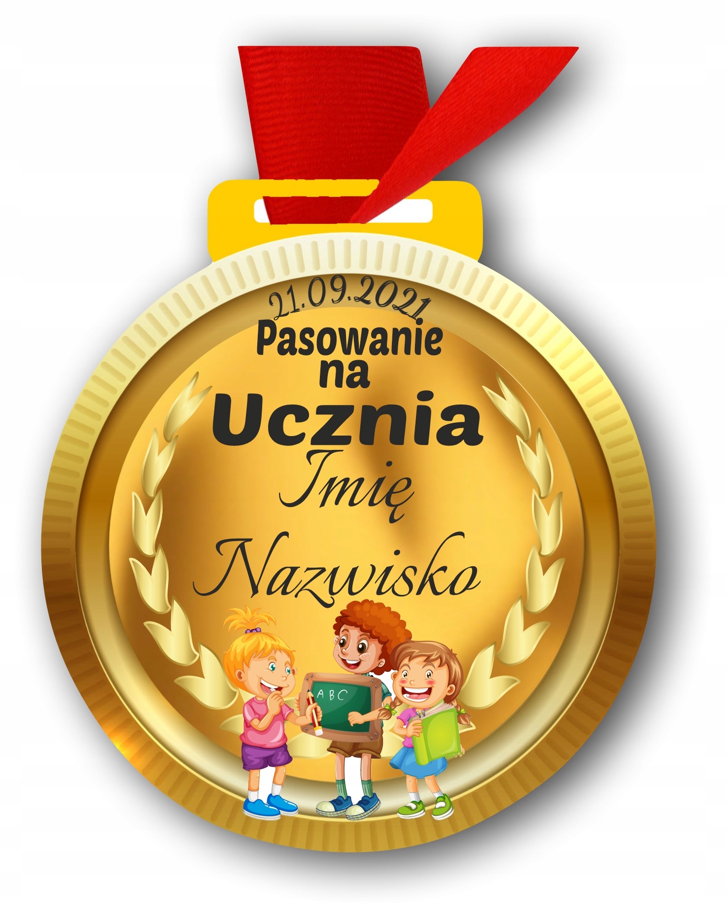 MEDAL dla UCZNIA PIERWSZOKLASISTY pasowanie prezent