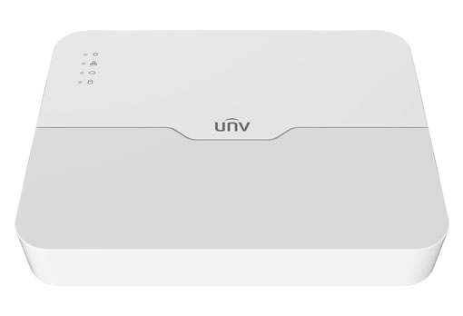 Rejestrator IP Uniview NVR301-08LS3-P8 / 8 kamer, 8MPx, 8 x PoE, VCA Zawiera baterie nie