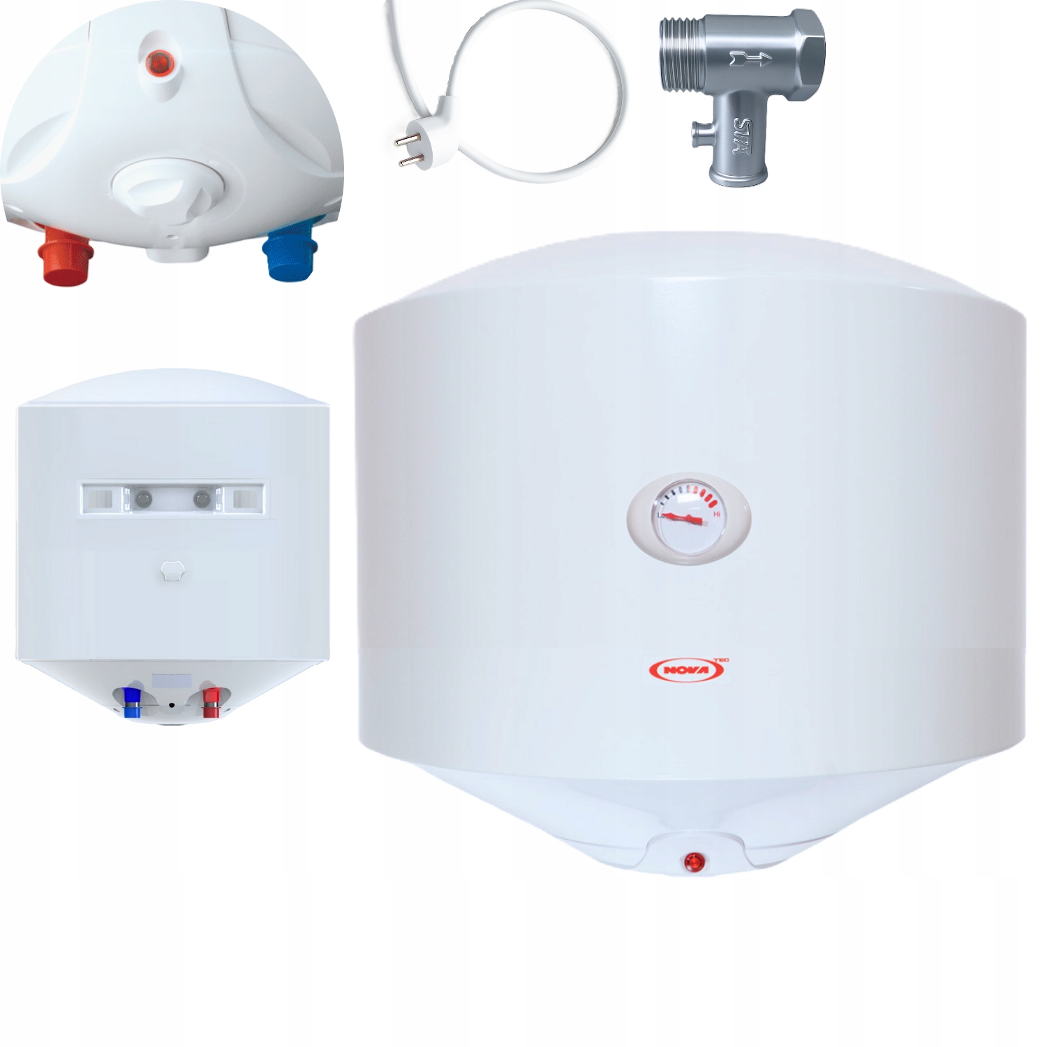 Bojler Elektryczny Podgrzewacz Wody 35L 2kW Energooszczędny Wydajny Trwały