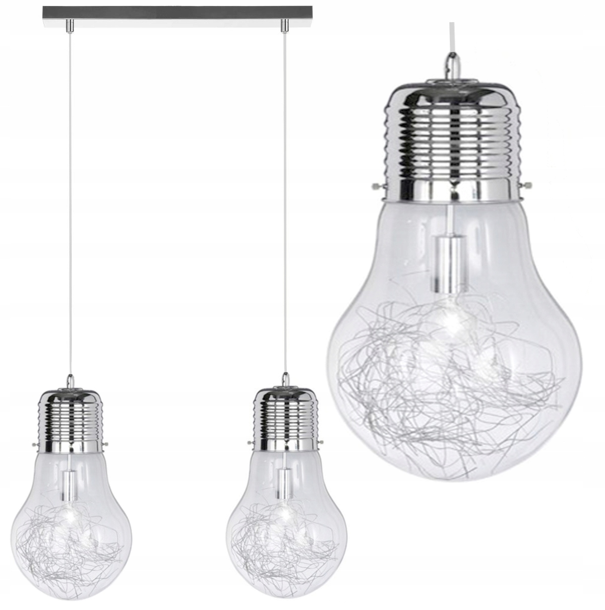 

Lampa Żarówka Wisząca,sufitowa,żyrandol 05-078L