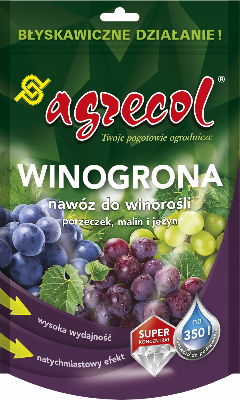 

Nawóz do winorośli porzeczek jeżyn Agrecol 350g