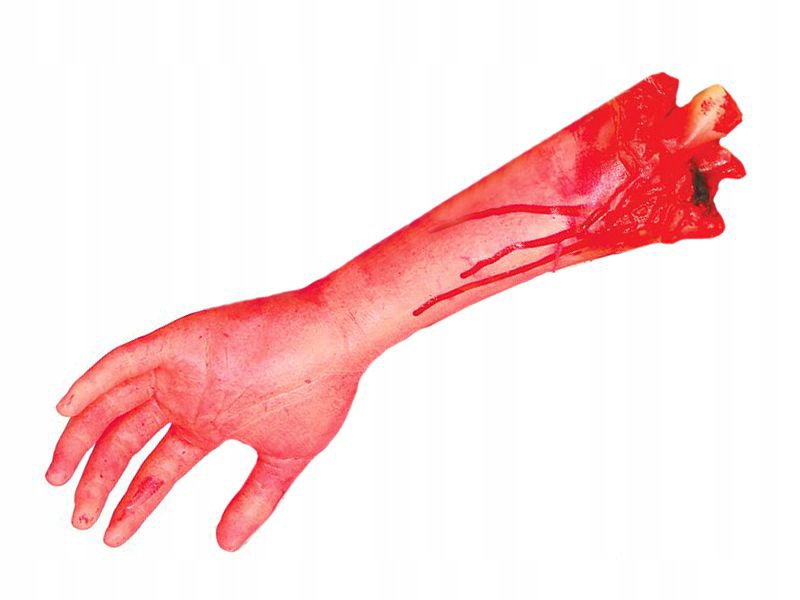 SZTUCZNA DŁOŃ ODCIĘTA RĘKA OZDOBNA HALLOWEEN Marka Fiestas Guirca
