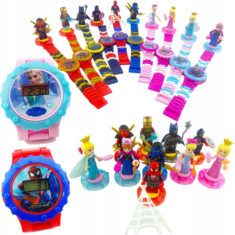 

zegarek Lego Spiderman zegarki Batman frozen Hulk