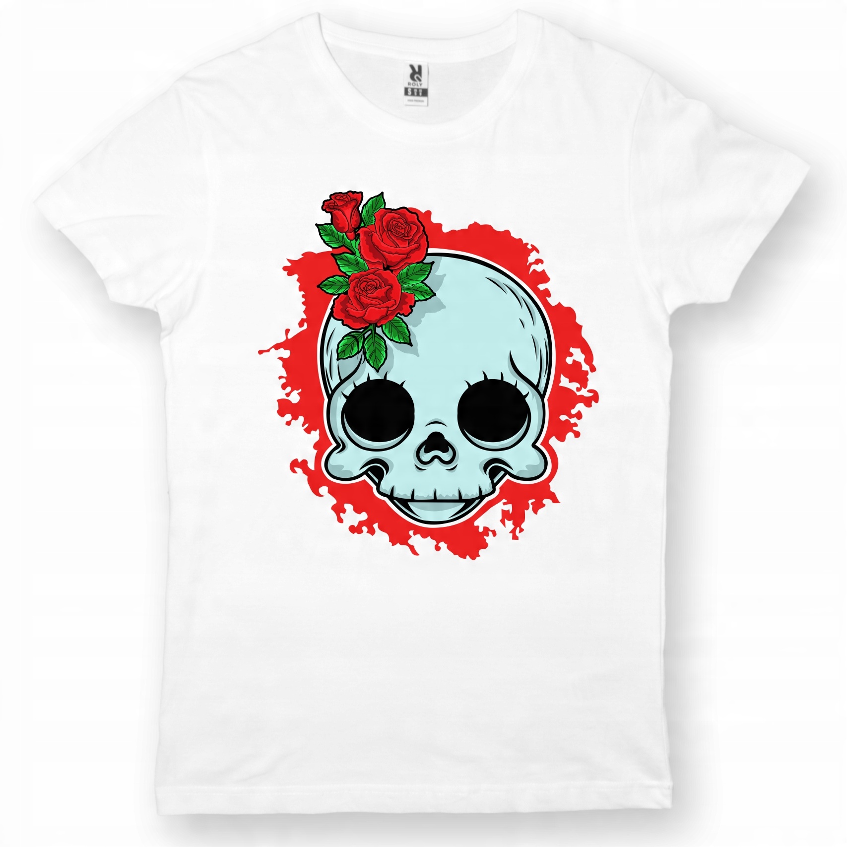 

Koszulka Czaszka Skull Róża XXL
