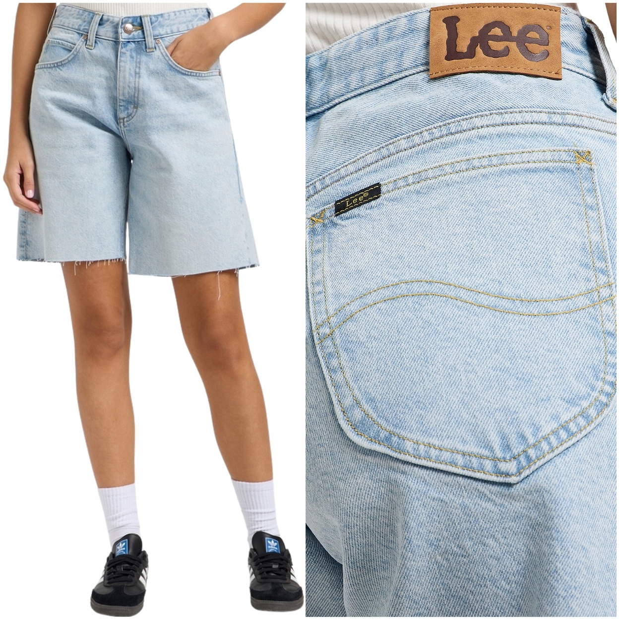 Lee Rider Loose Short vysoké volné dámské kraťasy krátké kraťasy W24