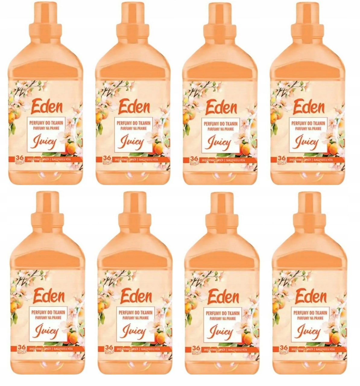 Levně Parfém na tkaniny tekutá aviváž Eden Juicy 720 ml x 8 kusů