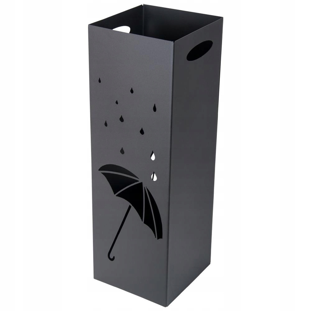 

Metalowy Parasolnik 60 cm z motywem kolor czarny
