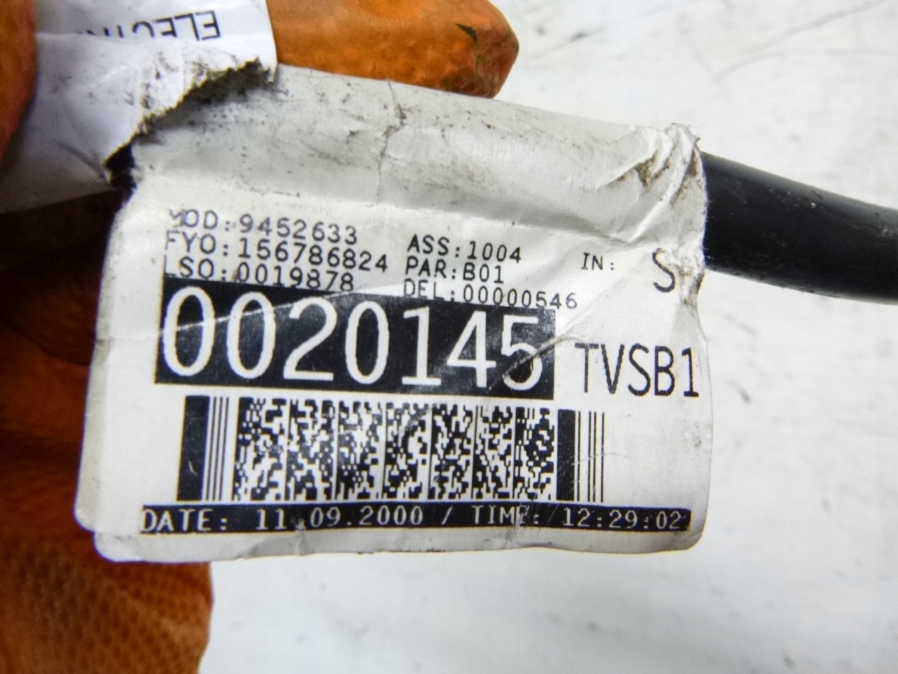 terminal plus Kabel Volvo V70 II 2.4 caly wiring 00-07r.
