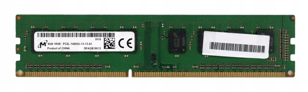 Micron 4GB DDR3 1866MHz PC3L-14900U nonECC