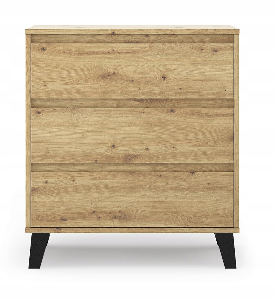 KOMODA NOWOCZESNA 70 cm POJEMNA SZAFKA REGAŁ SZUFLADY MEBLE DĄB ARTISAN Marka VMP