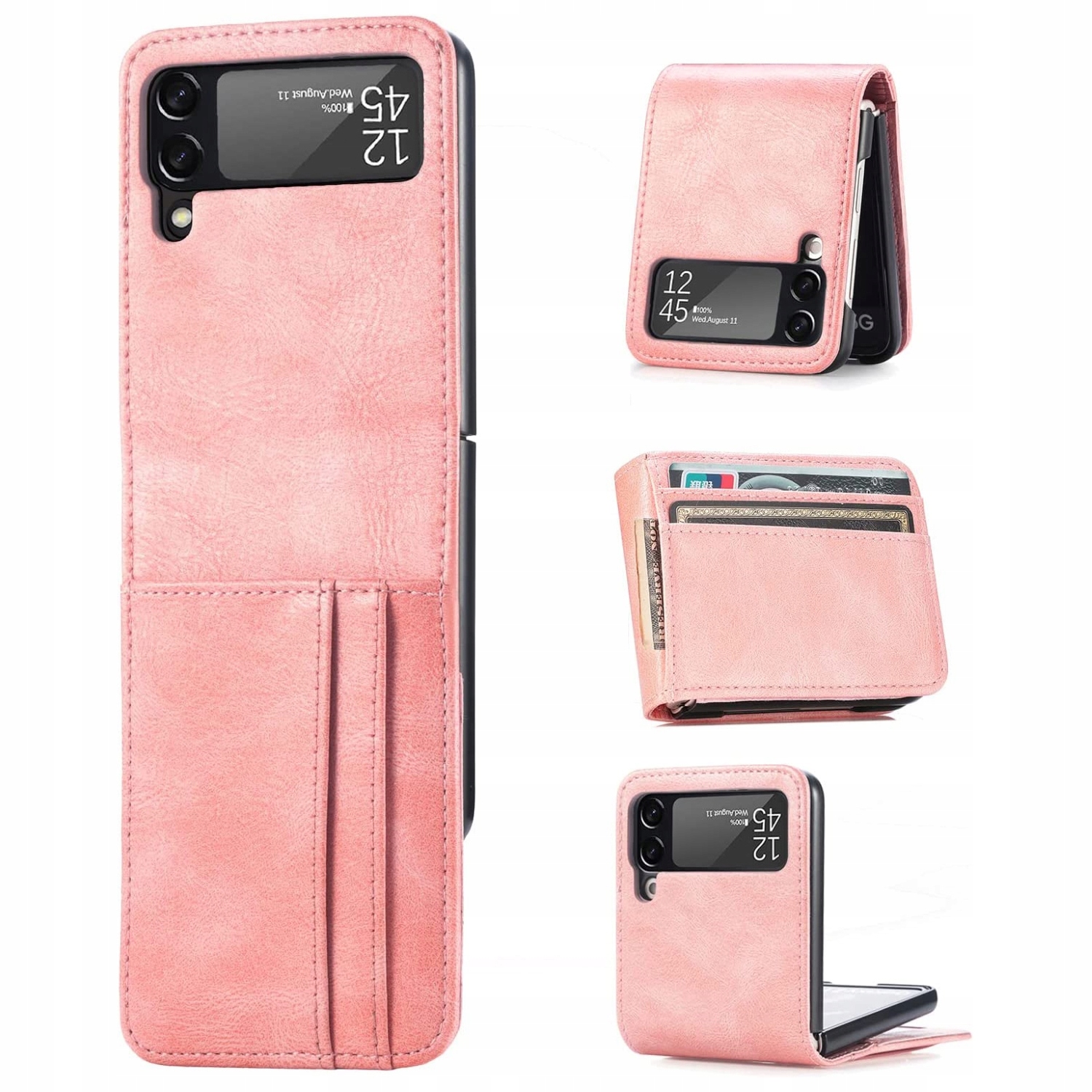 

Etui Obudowa Flip Case do Samsung Z Flip 4 Różowy
