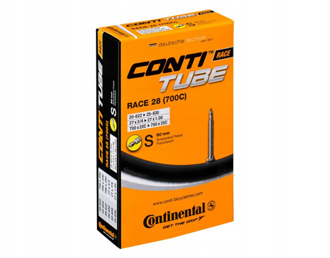 Continental Race 28 700x18/25C dętka szosowa Presta 60mm