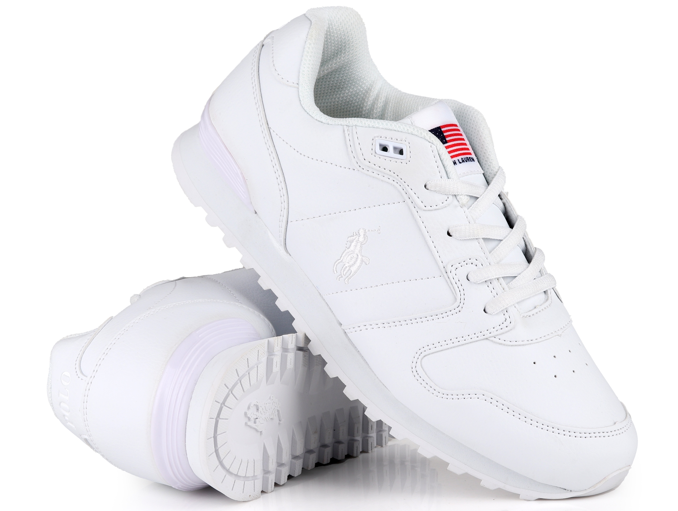 Dámské boty Ralph Lauren Triple White Oryion RFS11401 velikost 38