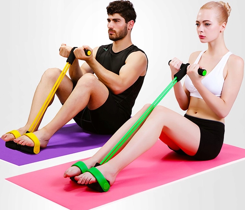 EKSPANDER expander DO ĆWICZEŃ MODELUJĄCYCH FITNESS Długość 50 cm