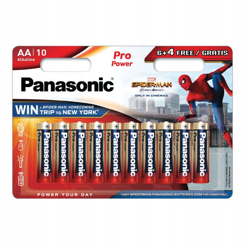 

Panasonic bateria Alkaliczna LR6/AA Pro Power Spid