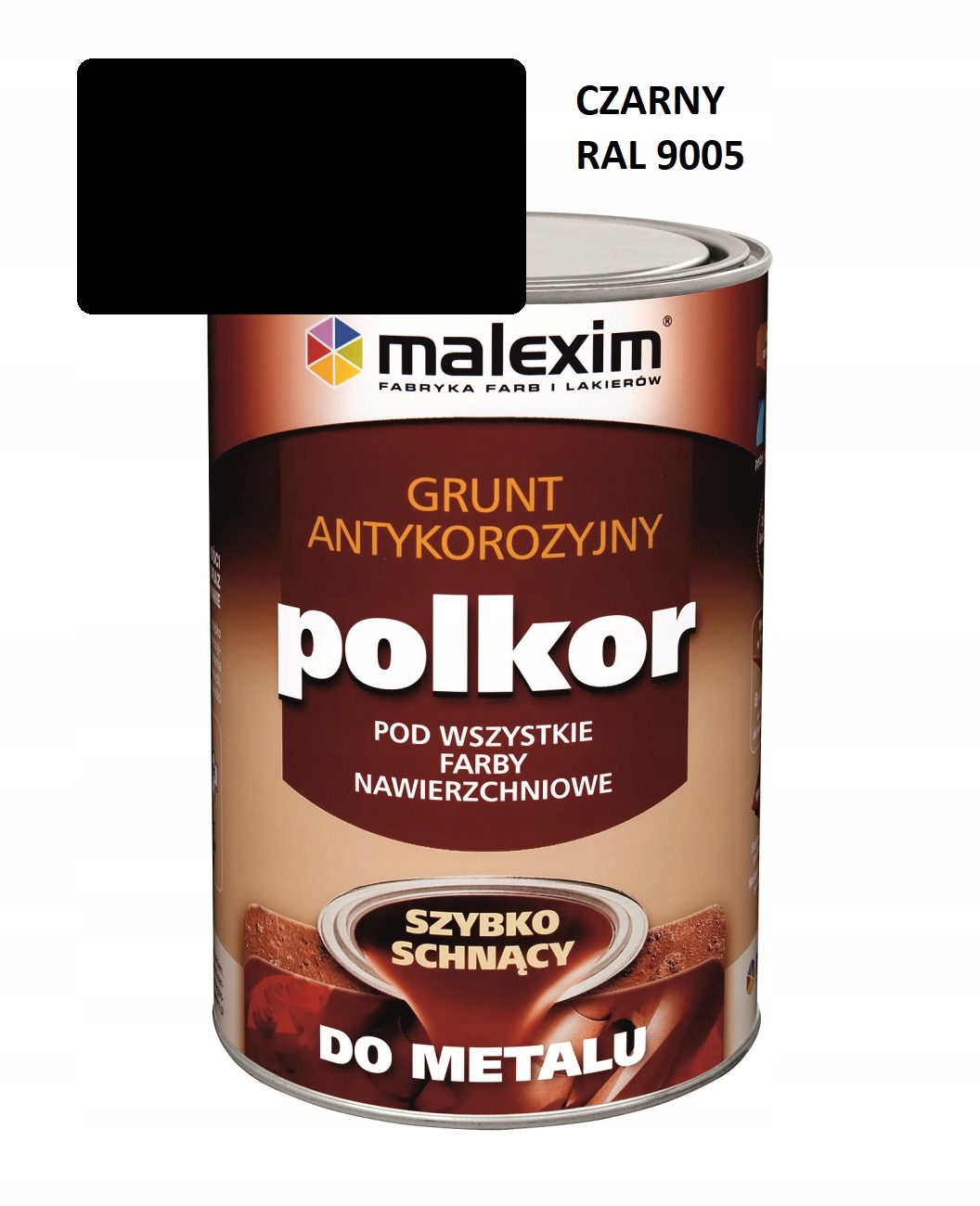 Podkład szybkoschnący Polkor 10L Czarny