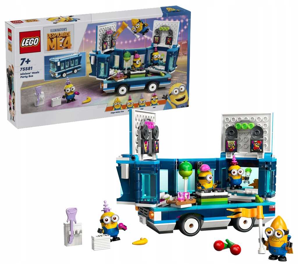 75581 Lego Mimoni Párty autobus minionů