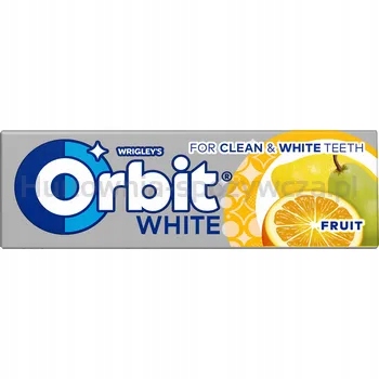 Levně Orbit White Fruit 10 dražé 14 g
