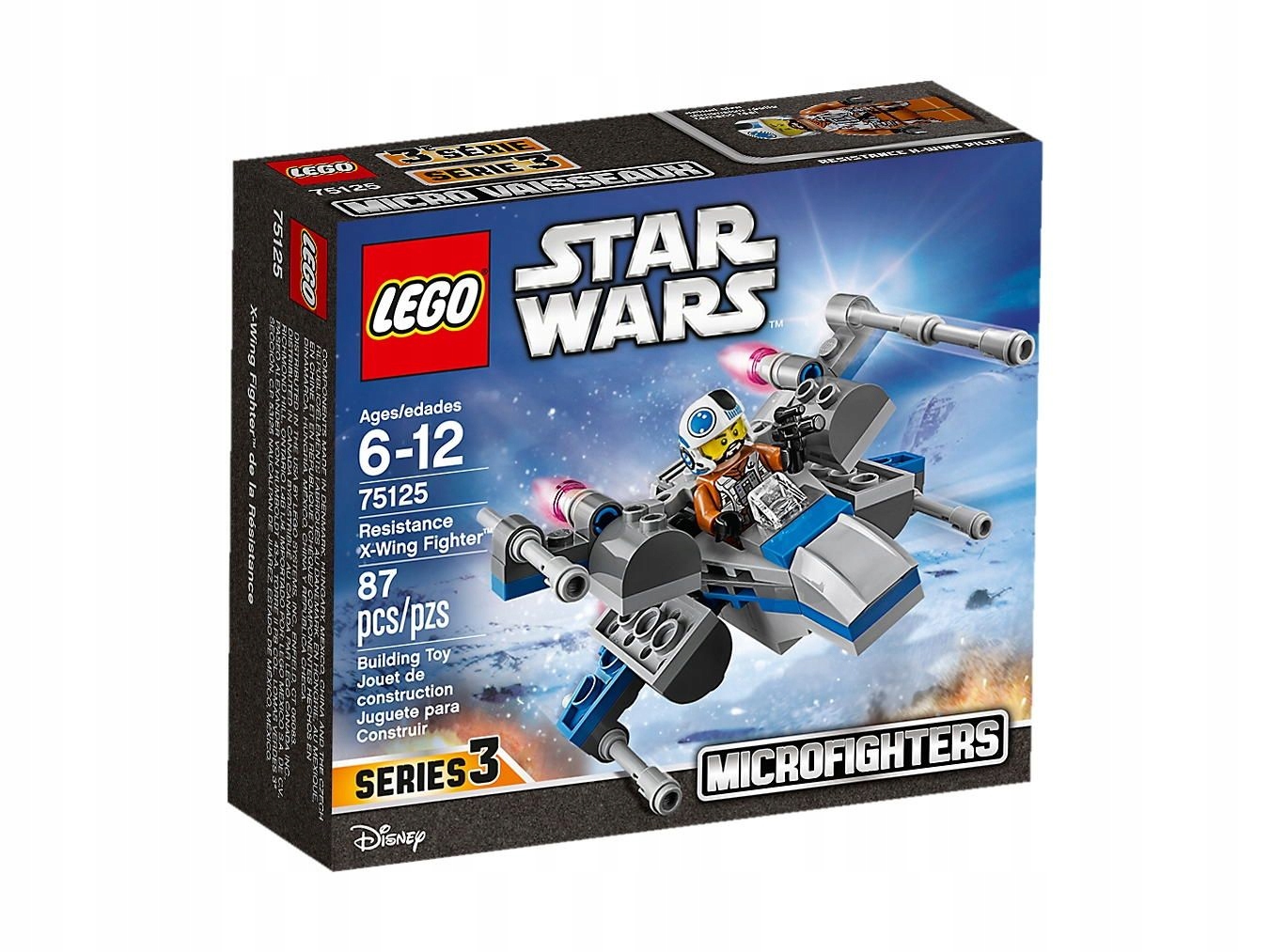 Nový Lego Star Wars X-Wing Fighter Odboje 75125 Misb 2016