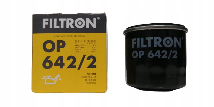 

Filtron Filtr Oleju Op 642/2 Renault Dacia OP642/2