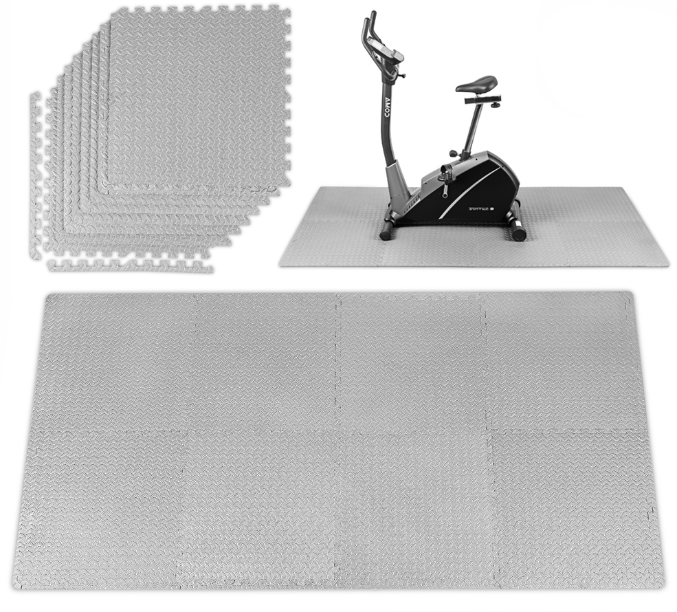 Gruba Mata ochronna Puzzle Pod Sprzęt do ćwiczeń Na Siłownię 223x114cm