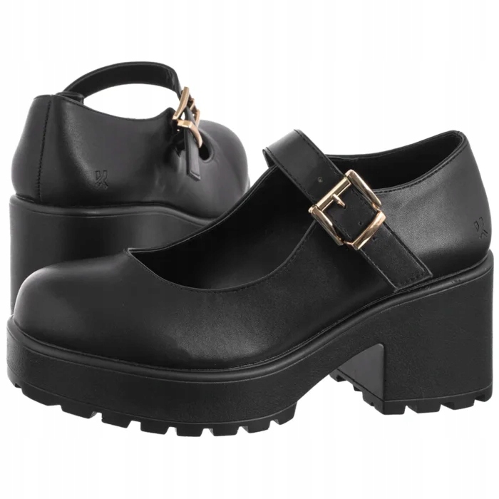 Dámské boty Polobotky Koi Footwear Tira Mary Jane Shoes ND68BLK Černé