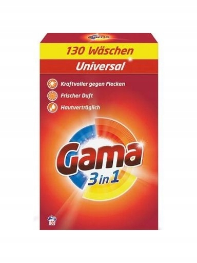Levně Gama Univerzální prášek na praní 130 praní De